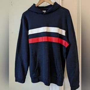 Gap Navy Blue Hooded Sweatshirt Large